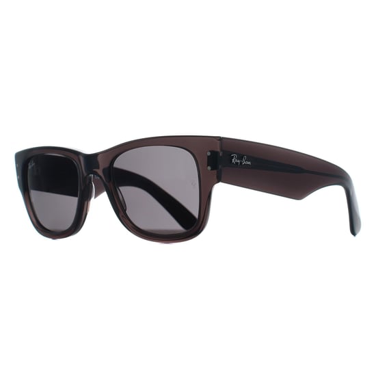 Ray-Ban RB0840S Mega Wayfarer 1406B1 transparent schwarz dunkelgrau Sonnenbrille - Image 2