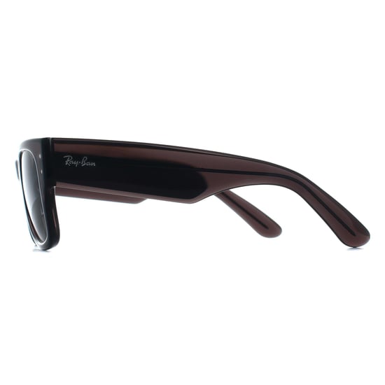 Ray-Ban RB0840S Mega Wayfarer 1406B1 transparent schwarz dunkelgrau Sonnenbrille - Image 3