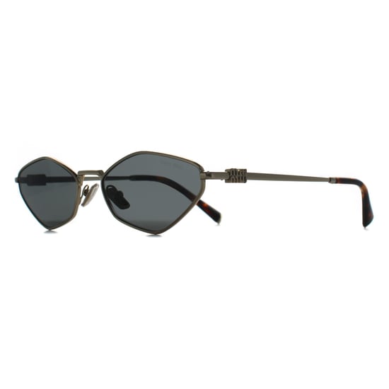 Miu Miu MU56ZS ZVN5S0 blassgoldene dunkelgraue Sonnenbrille - Image 2