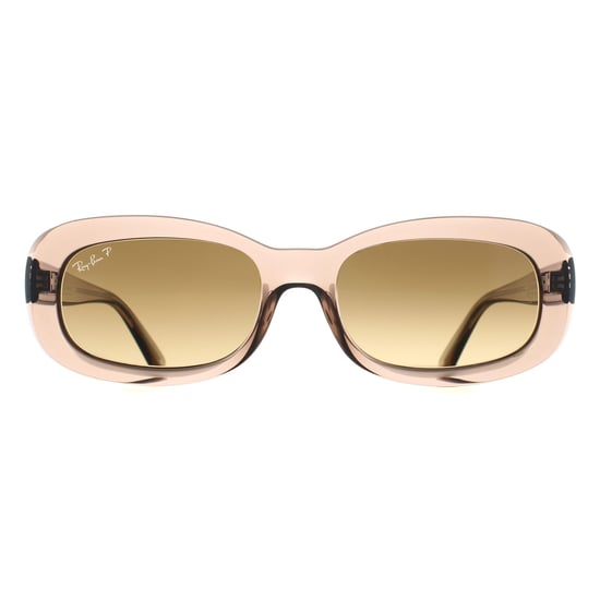 Ray-Ban RB2221 6827M2 transparent beige braun Gradient polarisierte Sonnenbrille - Image 1