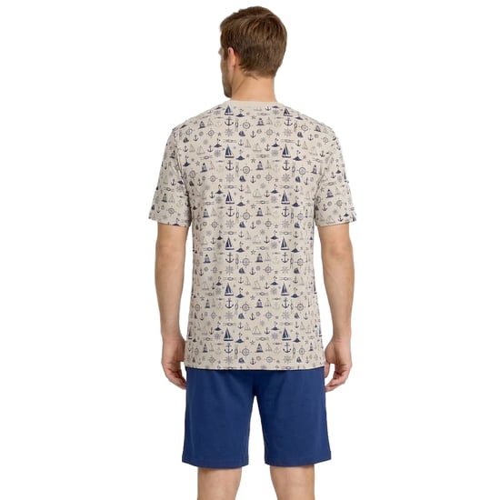 Herren Sommer Kurzarm Baumwollpyjamas KL30000 - Image 3