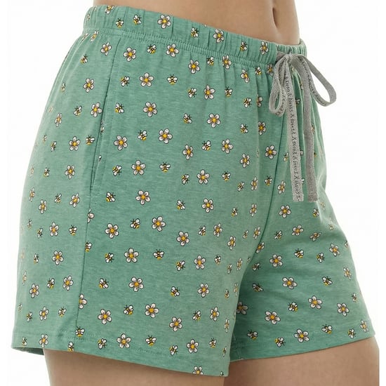 Damen Sommerpyjama mit dünnen Trägern aus Baumwolle KL45200 - Image 6