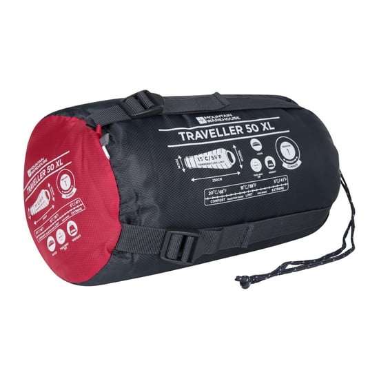 Mountain Warehouse - Schlafsack "Traveller" (Rot) - Image 5