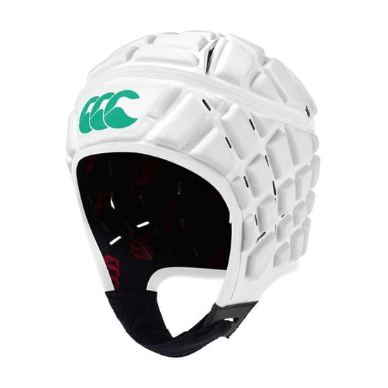 Canterbury - "Uglies Raze" Rugby-Kopfschutz für Herren/Damen Unisex (Leuchtend Weiß/Dunkles Minzegrün) - Image 1