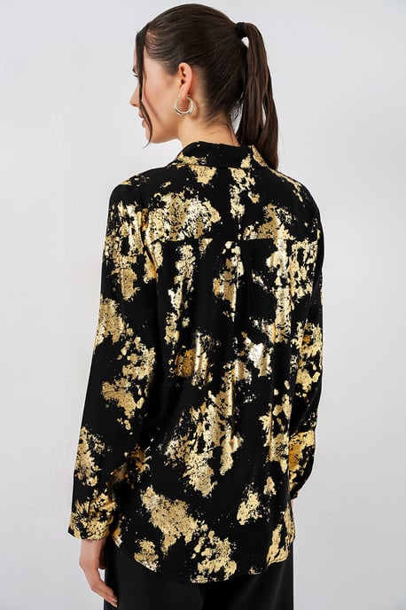 Übergroßes gestreiftes Button-Up Hemd - Image 6