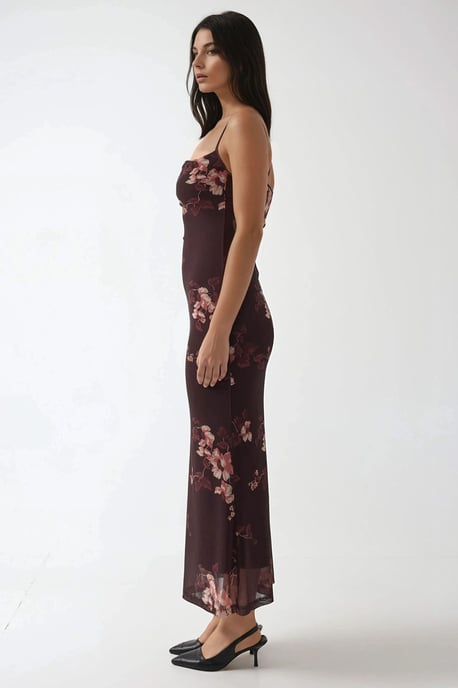 Bedrucktes Bodycon-Maxi-Kleid - Image 5