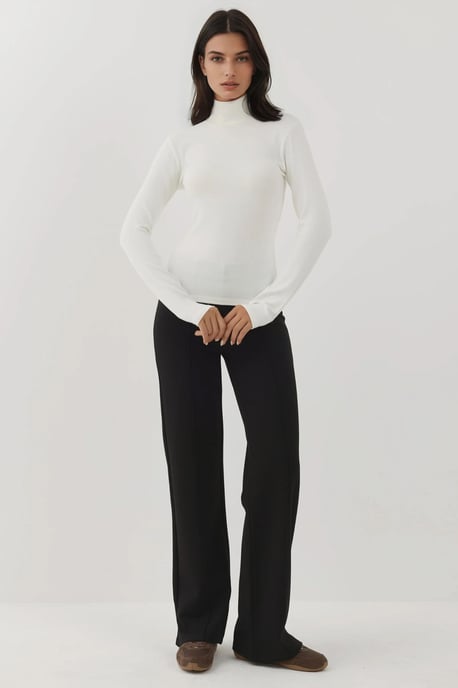 Ultraweicher Slim Fit Rollkragen gestricktes Oberteil - Image 6