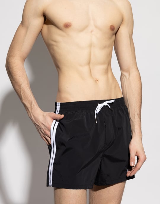 Logo Boxer Midi Badeshorts - Image 2