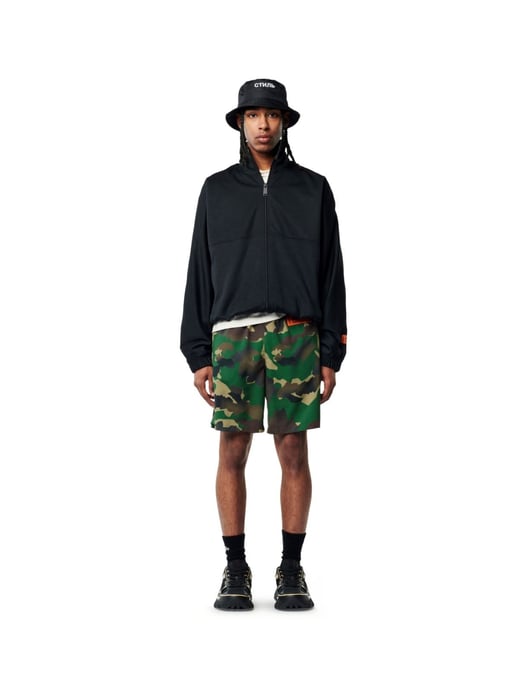 Badehose mit Camouflage-Logo-Patch - Image 2