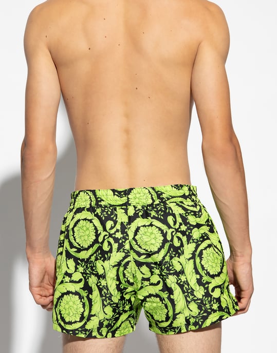 Badehose mit Barocco-Print-Logo - Image 3