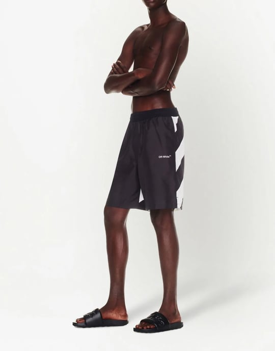 Diagonal Logo Surfer Badeshorts - Image 2