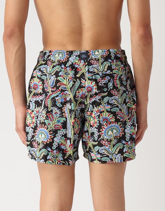 Badehose mit Paisley-Print und Logo - Image 4
