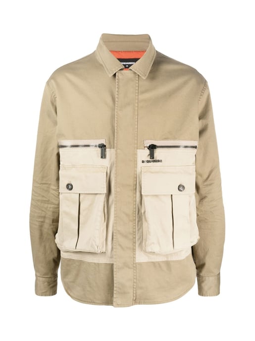 Wattierte Coach-Jacke mit Pattentasche - Image 1