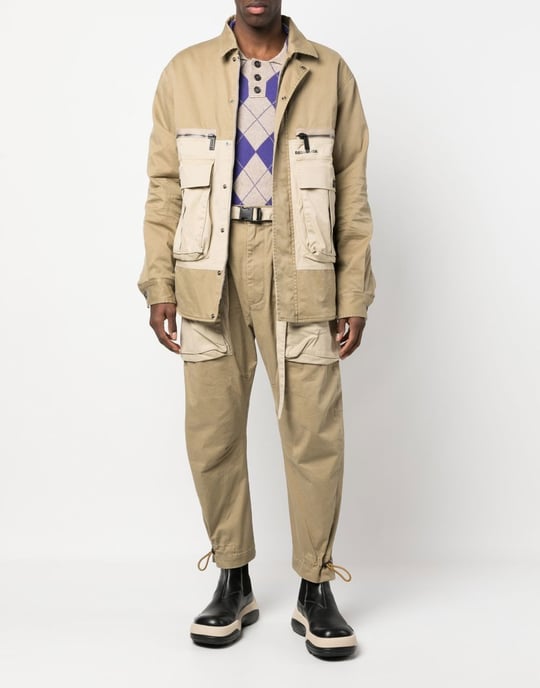 Wattierte Coach-Jacke mit Pattentasche - Image 2