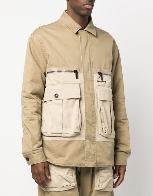 Wattierte Coach-Jacke mit Pattentasche - Image 3