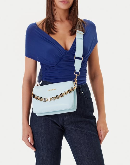 Schultertasche mit Kettenlogo - Image 5