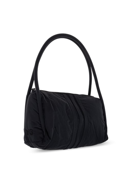Gepolsterte Schultertasche mit Streifen und Logo - Image 2