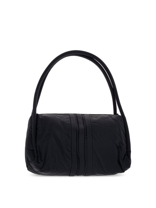 Gepolsterte Schultertasche mit Streifen und Logo - Image 3