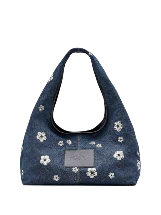 Pailletten-Gänseblümchen-Jeanssack - Image 2