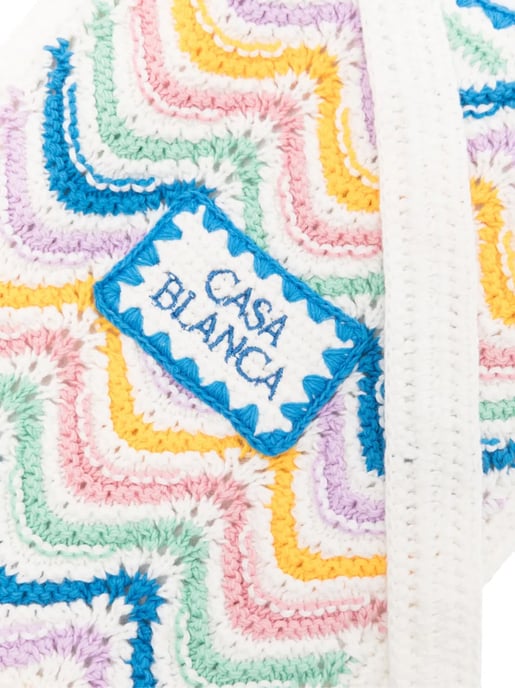 Mini Gradient Wave Crochet Crossbody Bag - Image 4