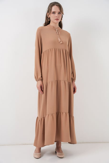 Maxikleid mit Schleifen-Detail - Image 1