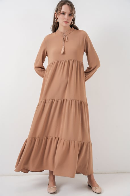 Maxikleid mit Schleifen-Detail - Image 3