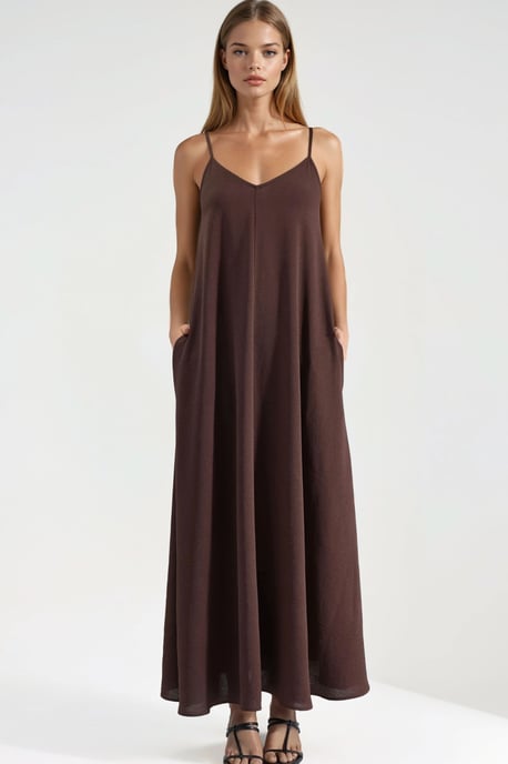 A-Form Maxi-Kleid - Image 1