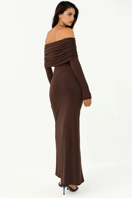 Schulterfreies Bodycon-Maxikleid - Image 6