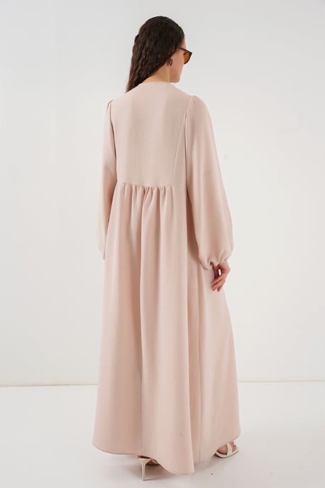 Gemustertes Maxikleid mit Schleife - Image 6
