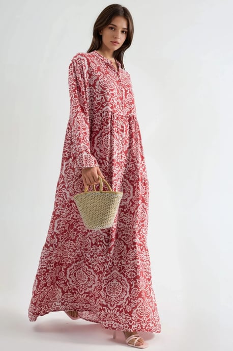 Bequemes gemustertes Maxikleid - Image 6