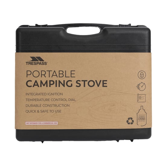 Trespass - "Forna" Campingkocher (Schwarz) - Image 2