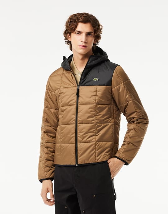 Wasserdichte Steppjacke in Farbblock-Optik - Image 3
