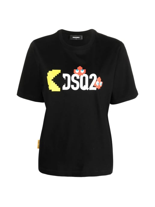 Dsquared2 x Pac-Man Logo T-Shirt - Image 1