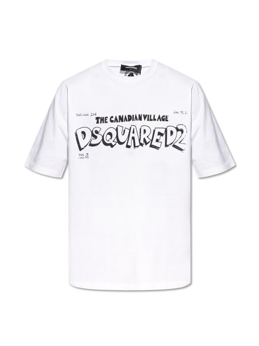 Skater Fit Canadian Village Logo T-Shirt - Image 1