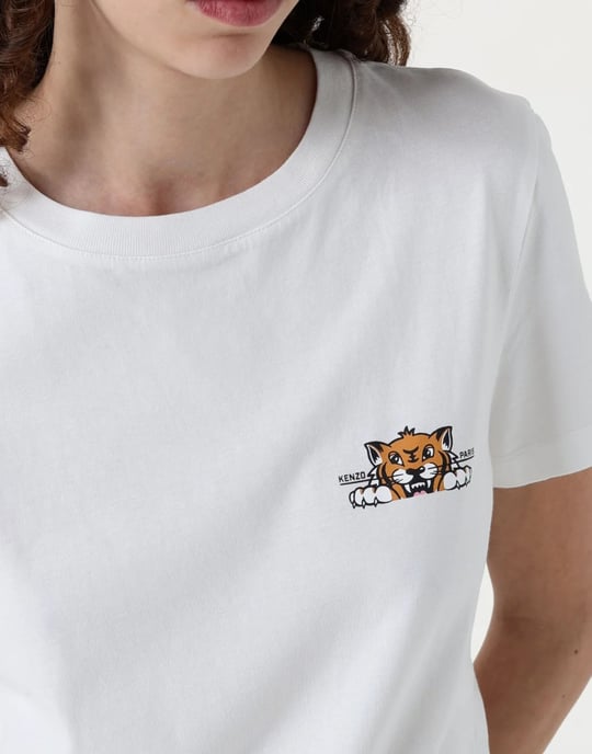 Happy Tiger Logo T-Shirt - Image 5