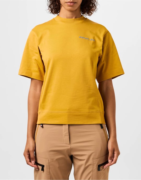 Moncler Grenoble Logo-Stickerei-T-Shirt - Image 3