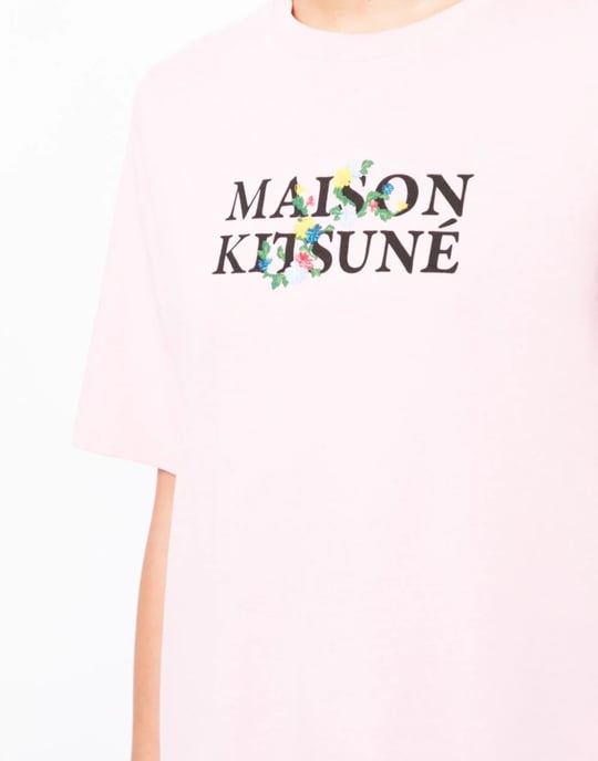 T-Shirt mit Blumenmuster und klassischem Logo - Image 5