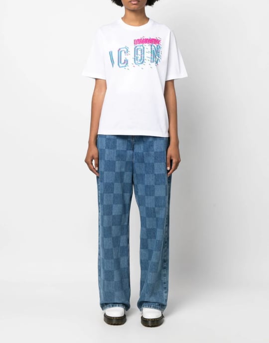 T-Shirt mit ICON-Logoprint - Image 2