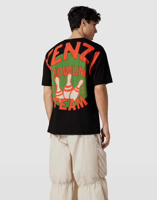 T-Shirt mit Bowling-Team-Logo in Übergröße - Image 4