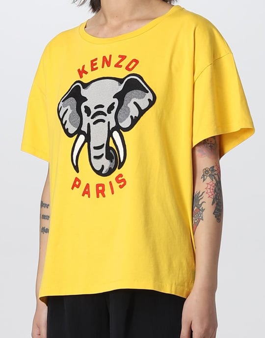 T-Shirt mit Elefantenlogo und lockerer Passform - Image 5