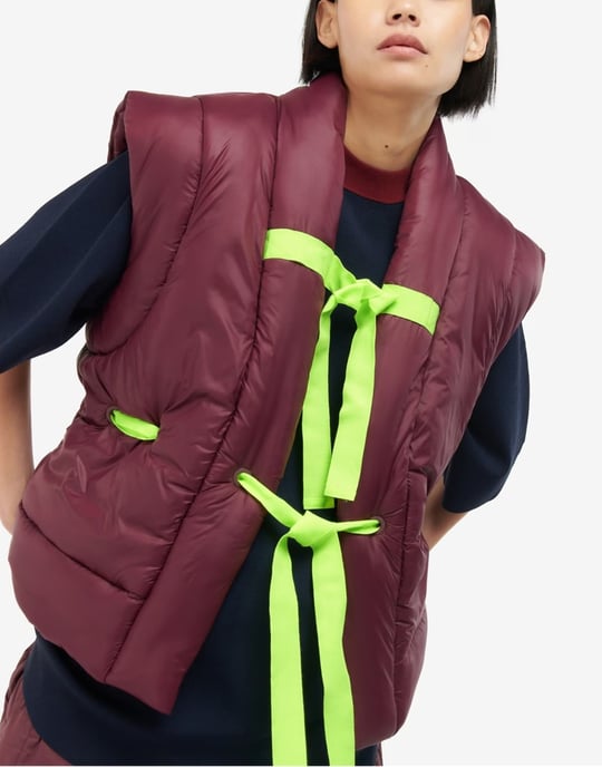 Barbour x Roksanda Arna Shine Weste Jacke - Image 3
