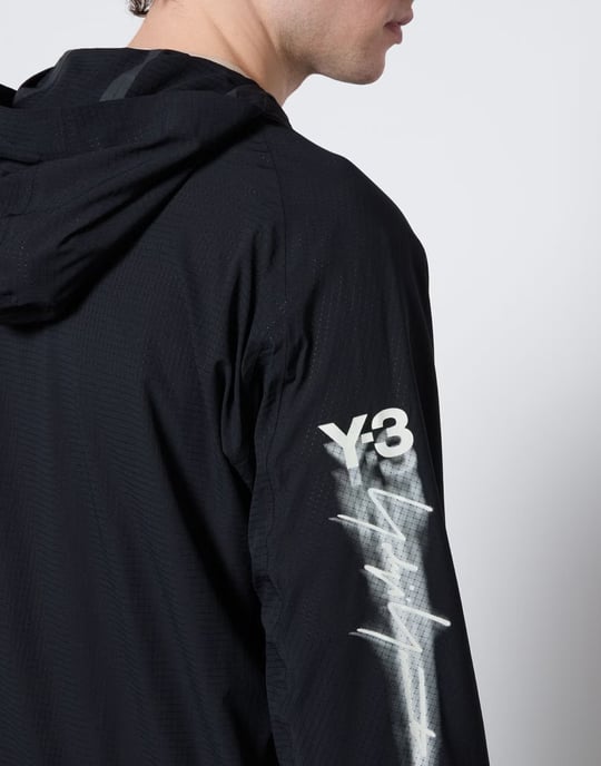 Kapuzenjacke mit Lauflogo aus Ripstop-Gewebe - Image 5