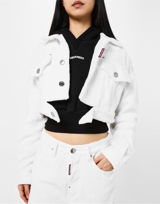 Kurze Frotteejacke - Image 4