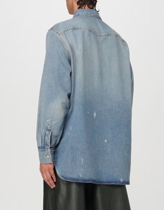 Karty Jeanshemd im Used-Look - Image 3