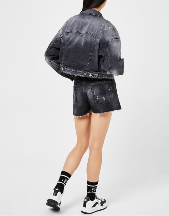 Raw-Cut-Jeansjacke - Image 3