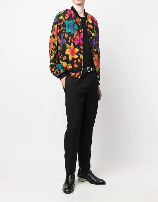 Teddy Fleurs Crêpe-Jacke - Image 2