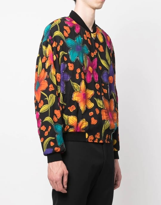 Teddy Fleurs Crêpe-Jacke - Image 3