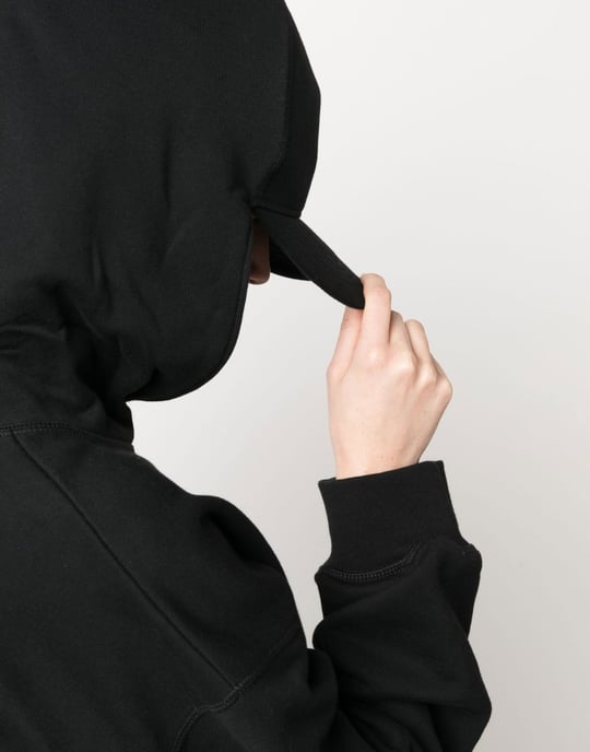 Kurzer Hoodie mit angenähter Kappe - Image 5