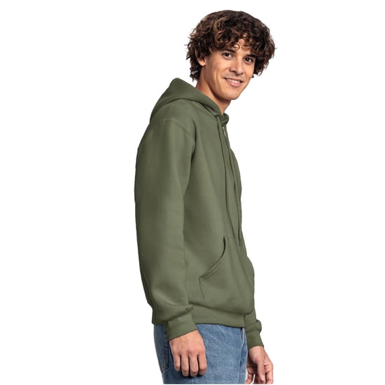 Fruit of the Loom - "Iconic Premium" Kapuzenpullover für Herren/Damen Unisex (Klassisch Olivgrün) - Image 3