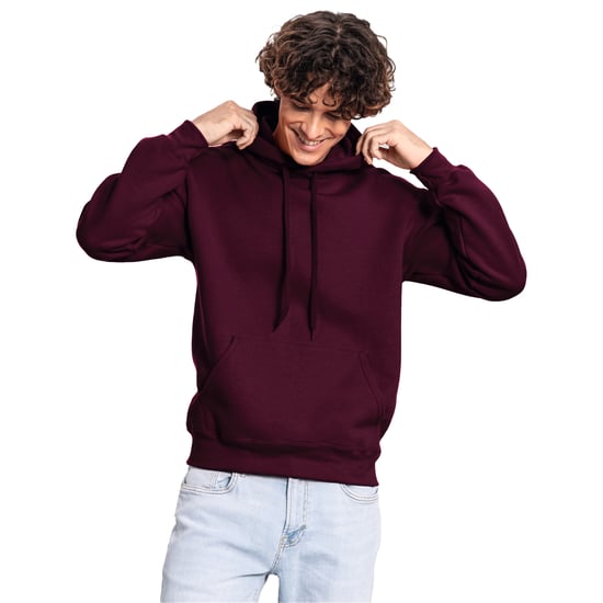 Fruit of the Loom - "Iconic Premium" Kapuzenpullover für Herren/Damen Unisex (Burgunderrot) - Image 4
